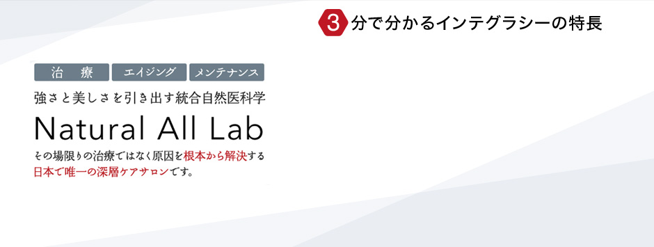 3分で分かるインテグラシーの特長